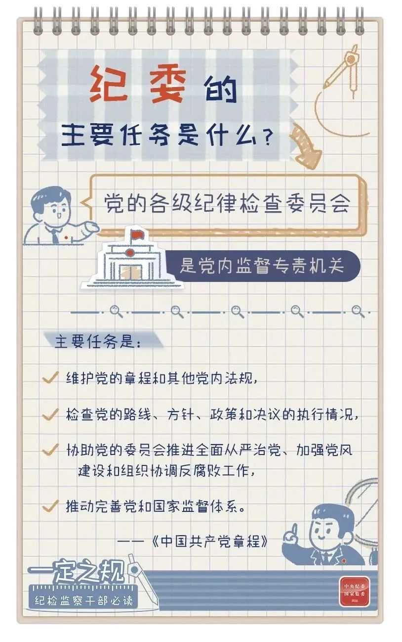 一定之规：纪委的主要任务是什么？